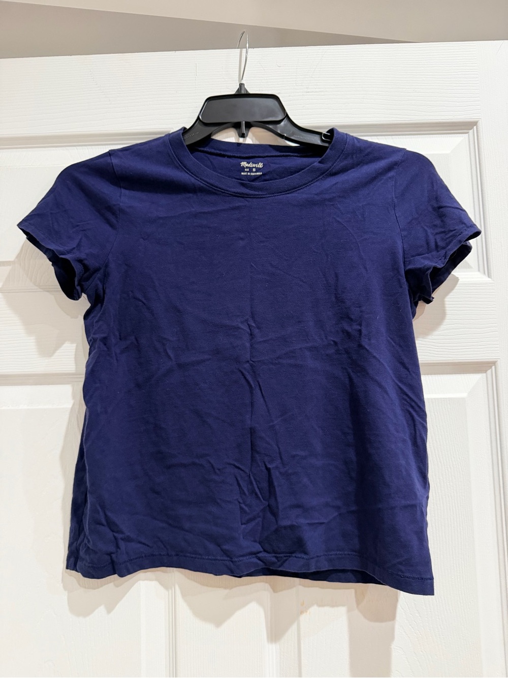 Madewell Navy Short-Sleeve Crew Tee